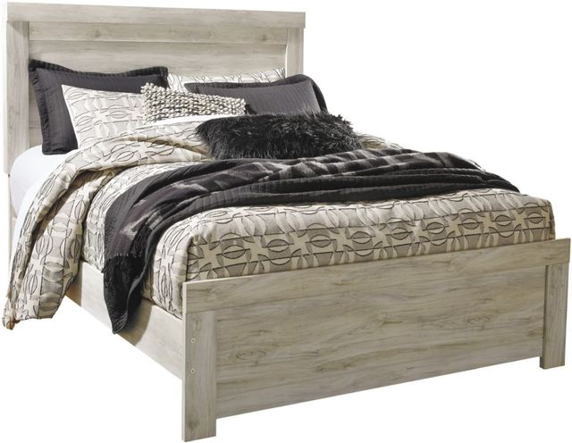 Signature Design by Ashley® Bellaby 3-Piece Whitewash Queen Panel Bed Set-1