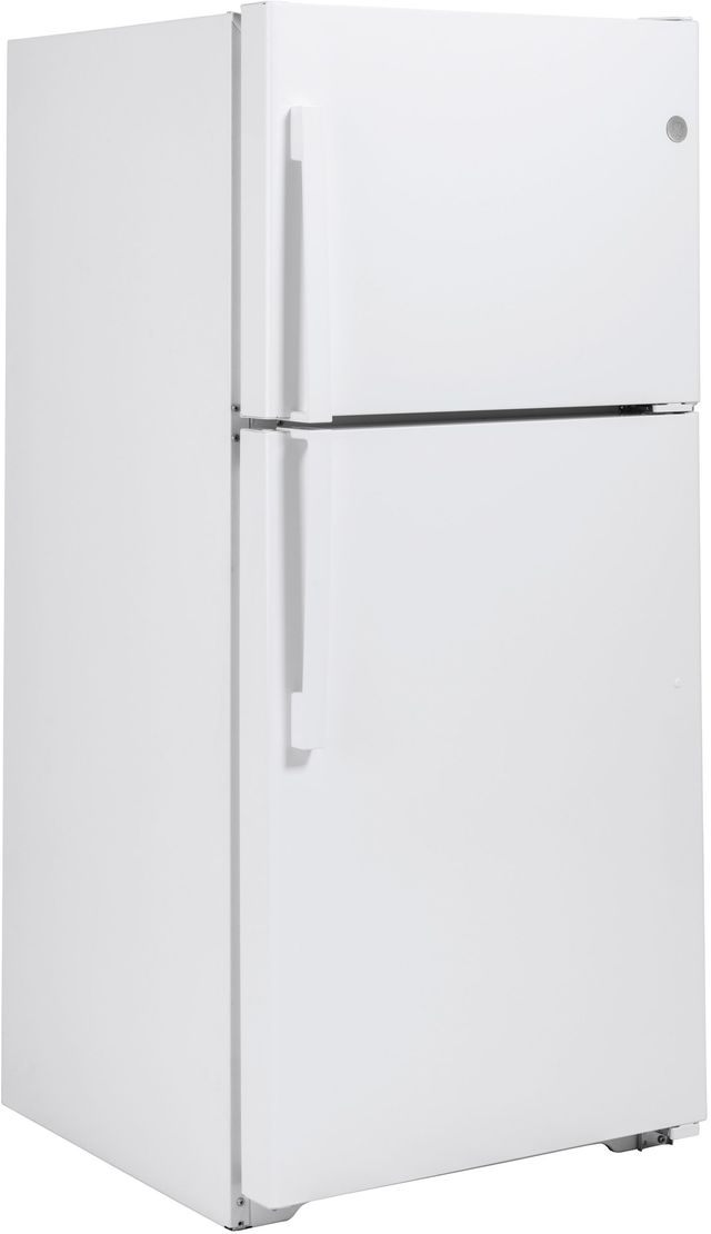 GE® 30" 19.1 Cu. Ft. White Top Freezer Refrigerator-4