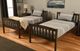 Kodiak Furniture Claire Rustic Walnut Twin Bunk Bed with Trundle-3
