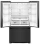 Whirlpool® 36 in. 20.0 Cu. Ft. Black Counter Depth French Door Refrigerator-3