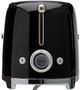 Smeg 50's Retro Style Black 2 Slice Toaster-3