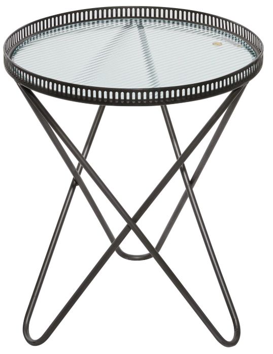 Deco Marche 2-Piece Gray Nesting Table Set-1