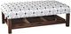 Craftmaster® Customizable New Traditions Cocktail Ottoman with 3-Trays-0