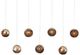 Currey & Company Pathos Antique Silver/Antique Gold Rectangular Multi-Drop Pendant Lighting-0