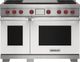Wolf® 48" White Pro Style Dual Fuel Range-0