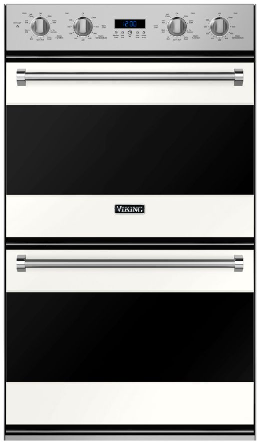 Viking® 3 Series 30" Pure White Double Electric Wall Oven-0