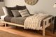 Kodiak Furniture Monterey Suede Black/Antique White Full Futon with Mattress-3