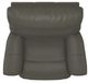 La-Z-Boy® James Charcoal Leather Power Rocking Recliner-4