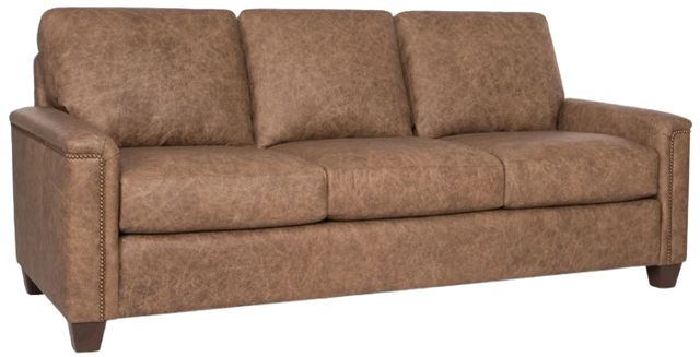 Smith Brothers Customizable 287 Leather Sofa-0
