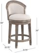 HH2 Home Monae Aged Black Counter Stool-5