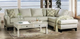 Furniture of America® Bridie 2-Piece Ivory Right-Arm Facing Sectional and Chaise-0