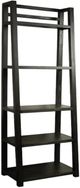 Riverside Furniture Perspectives Ebonized Acacia Leaning Bookcase-0