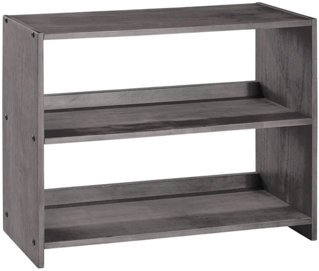 Donco Kids Louver Antique Gray Youth Small Bookcase-0