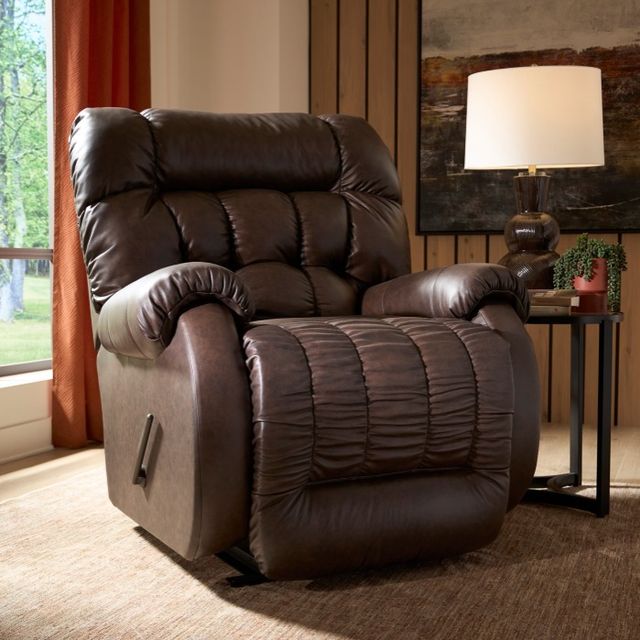 Best® Home Furnishings Customizable Rake Leather Power Space Saver Recliner-2
