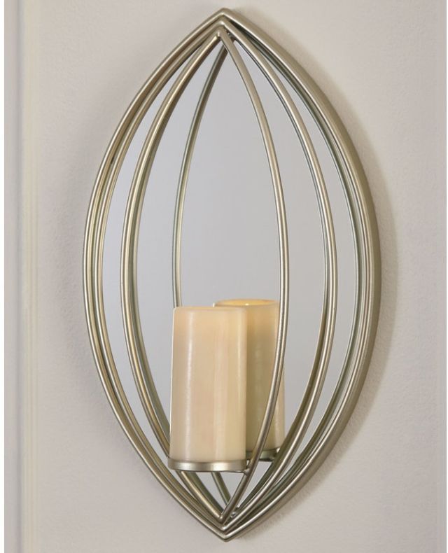 Signature Design by Ashley® Donnica Silver-tone Wall Sconce-1