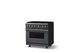 Viking® 5 Series 36" Cast Black Pro Style Gas (LP) Range with Brushed Brass Trim-2