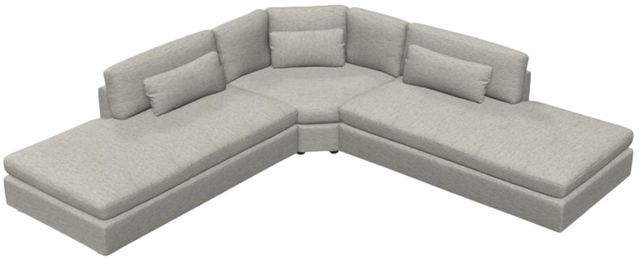 Palliser® Furniture Customizable Ensemble Max Track Arm 3-Piece Curved Sectional-1