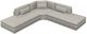 Palliser® Furniture Customizable Ensemble Max Track Arm 3-Piece Curved Sectional-1