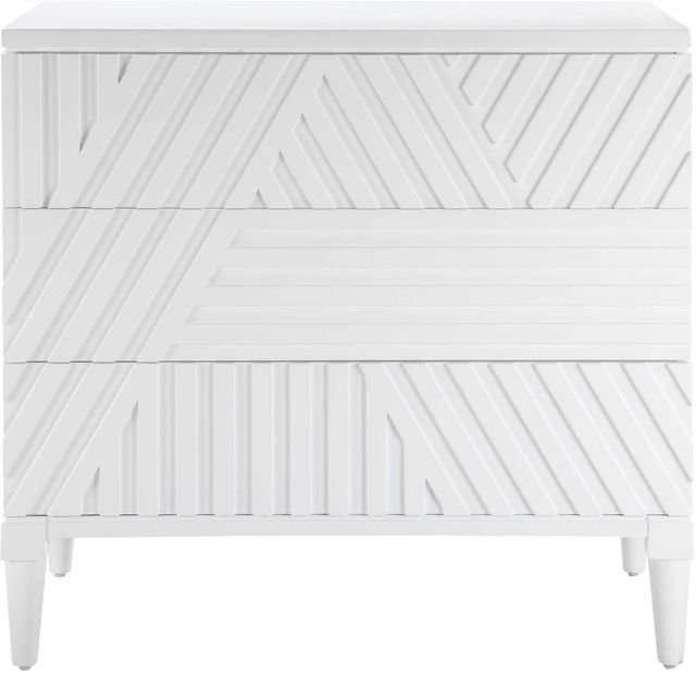Uttermost® Colby White Drawer Chest-3