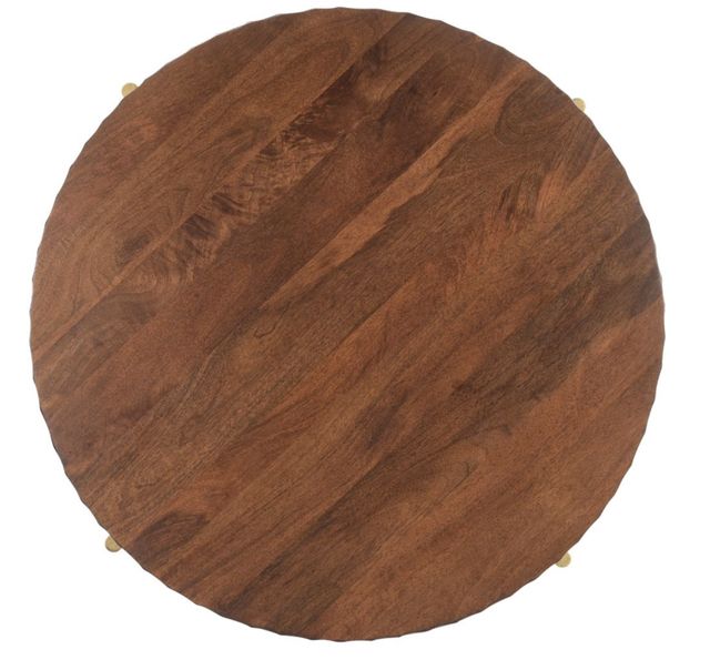 Home Trends & Design Santa Cruz Antique Bronze Coffee Table-3