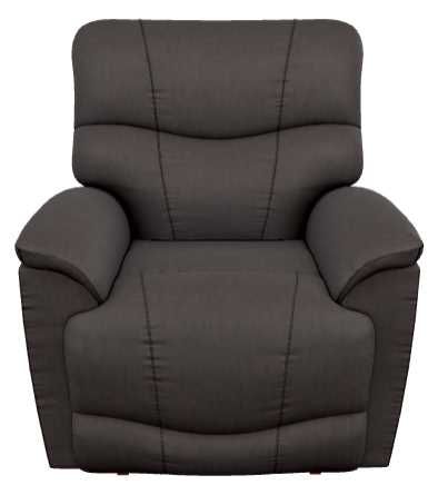 La-Z-Boy® Trouper Walnut Leather Power Rocking Recliner with Headrest and Lumbar-1