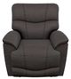 La-Z-Boy® Trouper Walnut Leather Power Rocking Recliner with Headrest and Lumbar-1