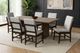 Elements International Brisbane 7-Piece Brown Dining Set-1