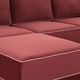 TOV Furniture Willow 5-Piece Red Left-Arm Facing Sectional-5