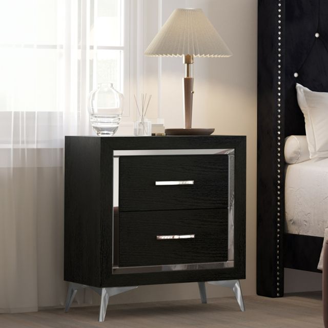 New Classic® Home Furnishings Huxley Black Nightstand-1