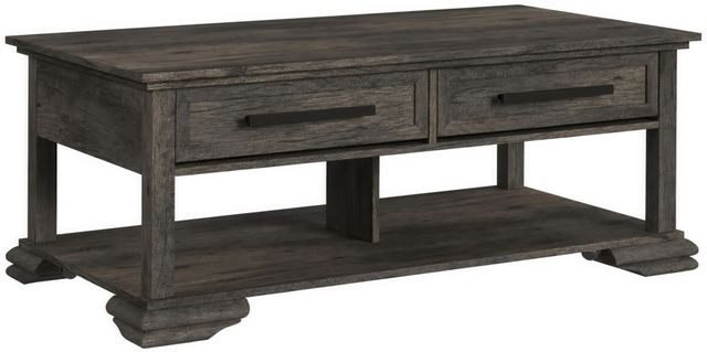 Elements International Park Ridge Charcoal Coffee Table-0