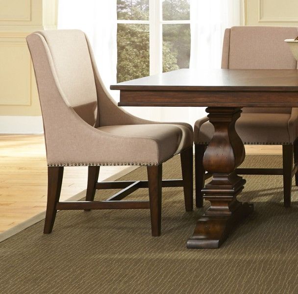 Liberty Furniture Armand Antique Brownstone/Gray Upholstered Side Chair-1