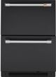 Café™ 5.7 Cu. Ft. Matte Black Refrigerator Drawers-0