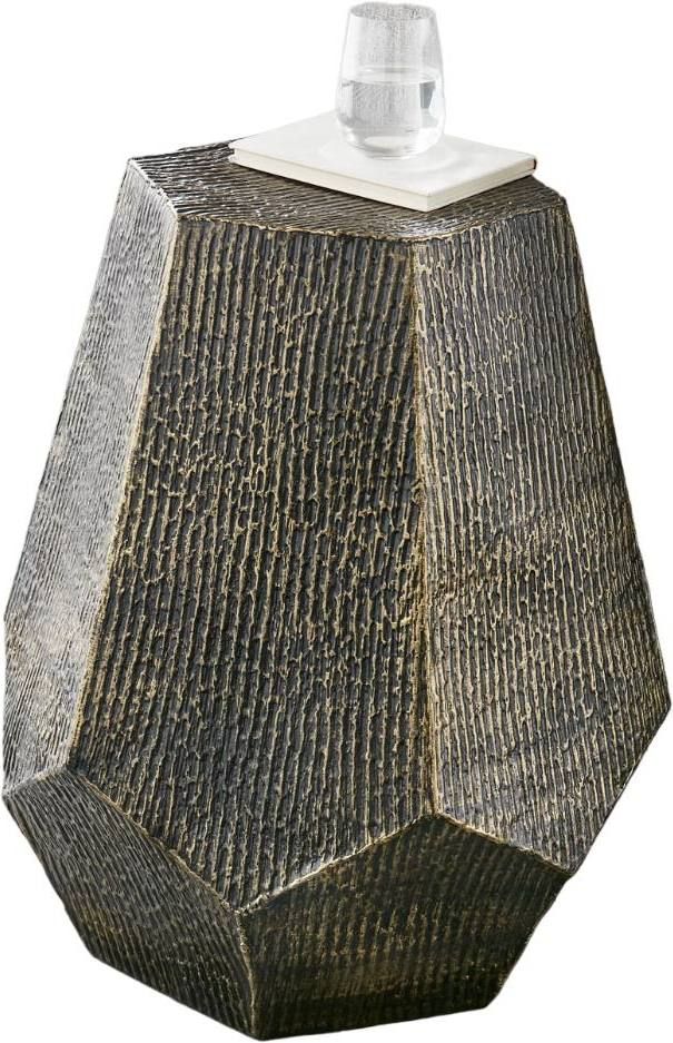 Steve Silver Co. Donato Oil Rubbed Brass End Table-0