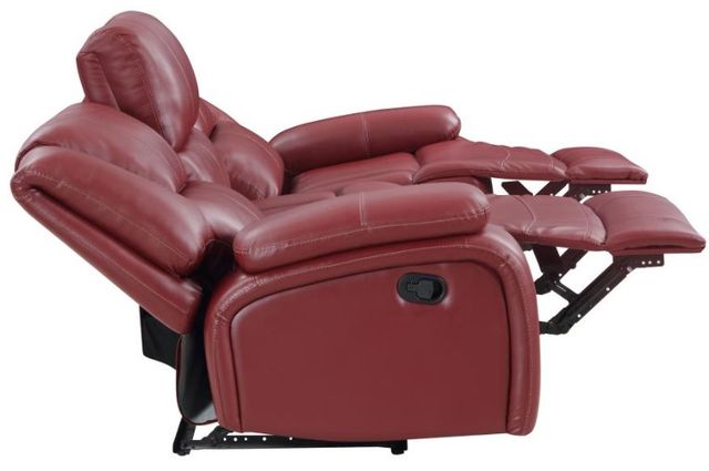 Coaster® Camila 2-Piece Red Manual Reclining Living Room Set-3