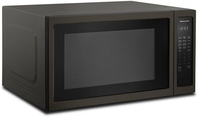 KitchenAid® 2.2 Cu. Ft. Black Stainless Steel Countertop Microwave-2