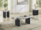 Crown Mark Vega 3-Piece Black/White Occasional Table Set-1