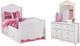 Signature Design by Ashley® Exquisite 3-Piece White Twin Sleigh Bed Set-0