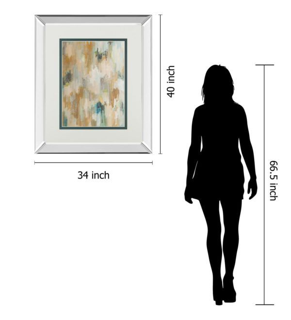 Classy Art Nocturne Afternoon by Robert Creswell Mirrored Frame Wall Art-3