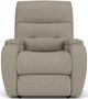 Flexsteel® Strait Dove Power Recliner with Power Headrest-1