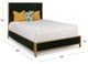 Wesley Allen Customizable Mason Double Upholstered Panel Bed-2