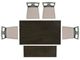 Powell® Willow 6-Piece Teal Dining Table Set-2