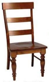 Members Amish Customizable Heritage Woodcrafters Savannah Side Chair-0