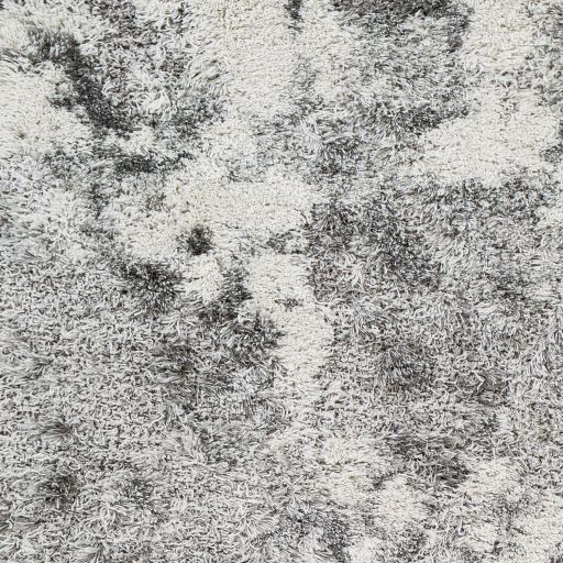 Surya Alta Shag Gray/Off-White 5'x7' Area Rug-4