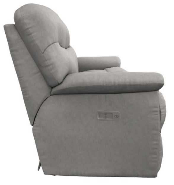 La-Z-Boy® James Powder Power Reclining Sofa with Headrest-3