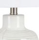 Crestview Collection Contemporary White Table Lamp-2