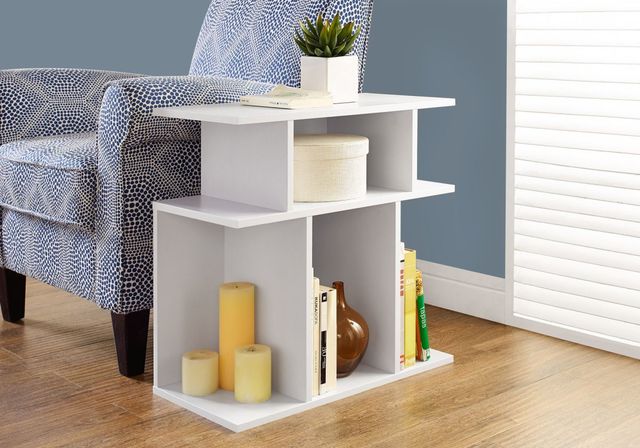 Monarch Specialties Inc. 24"H White Accent Table-3