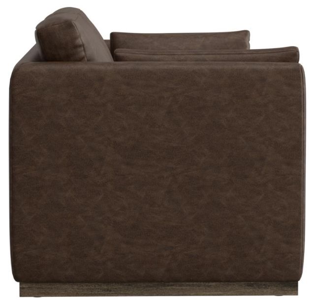 International Furniture Direct Vallarta Chocolate Brown Sofa-3