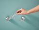 Moen® Idora Chrome 8" Pivoting Toilet Paper Holder-2