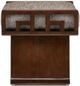 Currey & Company Hari Swagger Cocoa/Espresso Ottoman-2