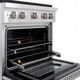 ZLINE Paramount 30" Stainless Steel Pro Style Dual Fuel Range with 4 Burner DuoPro™ Cooktop and Electric Convection Oven -2